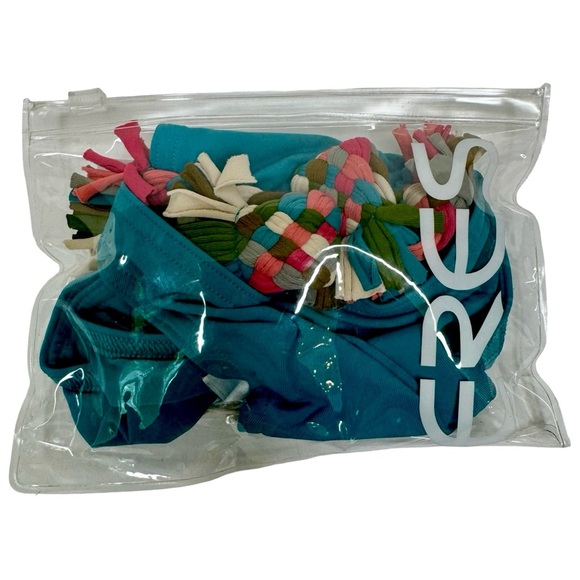 NWT ERES “Mambo Lambada” Braid-Trimmed Bikini Briefs Bottoms Turquoise 38/6 - Picture 7 of 14